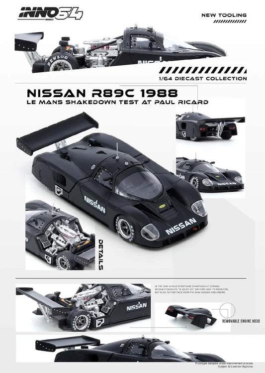Inno64 Nissan R89C Le Mans Shakedown 1988 Test at Paul Ricard