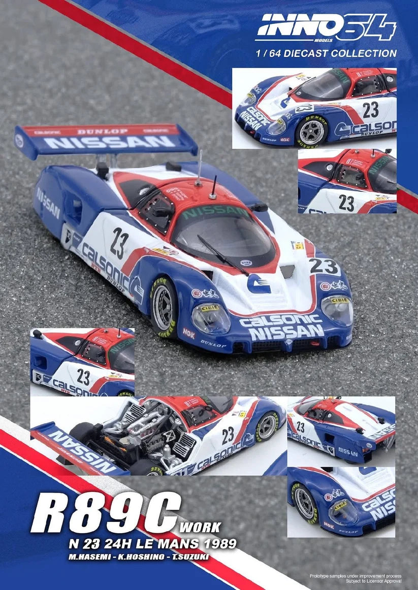Inno64 1:64 1989 Nissan R89C Le Mans #23