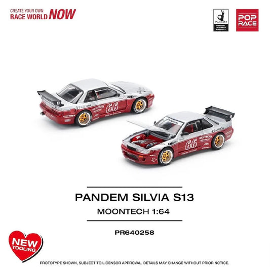 Pop Race 1:64 Pandem Nissan Silvia S13 #0258
