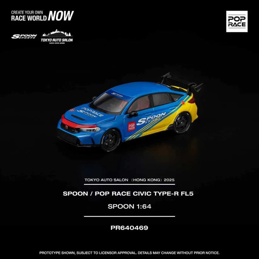 Pop Race 1:64 Spoon/Pop Race Civic Type-R FL5 *Spoon* Tokyo Auto Salon #0469