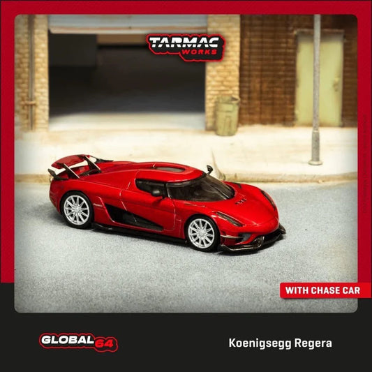 Tarmac Works 1:64 Koenigsegg Regera Red Metallic