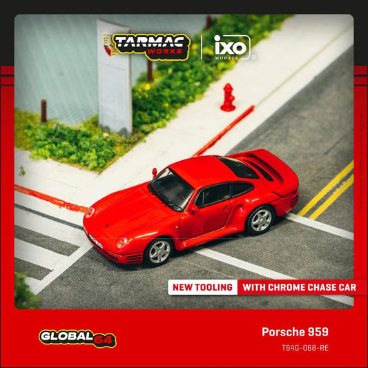 Tarmac Works 1:64 Porsche 959 Red