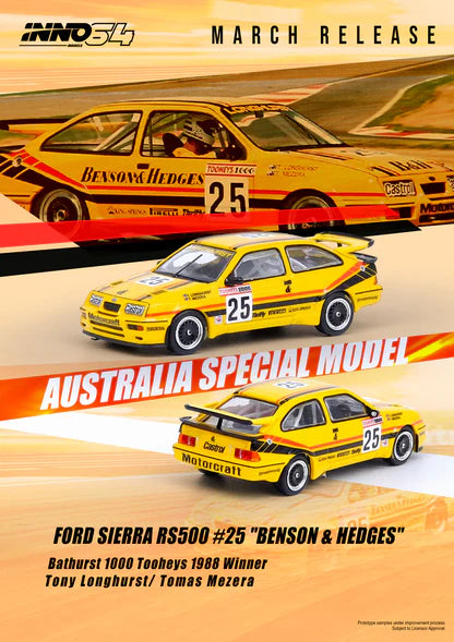 Inno64 1988 Ford Sierra RS500 No.25 Bathurst Benson & Hedges Australian edition