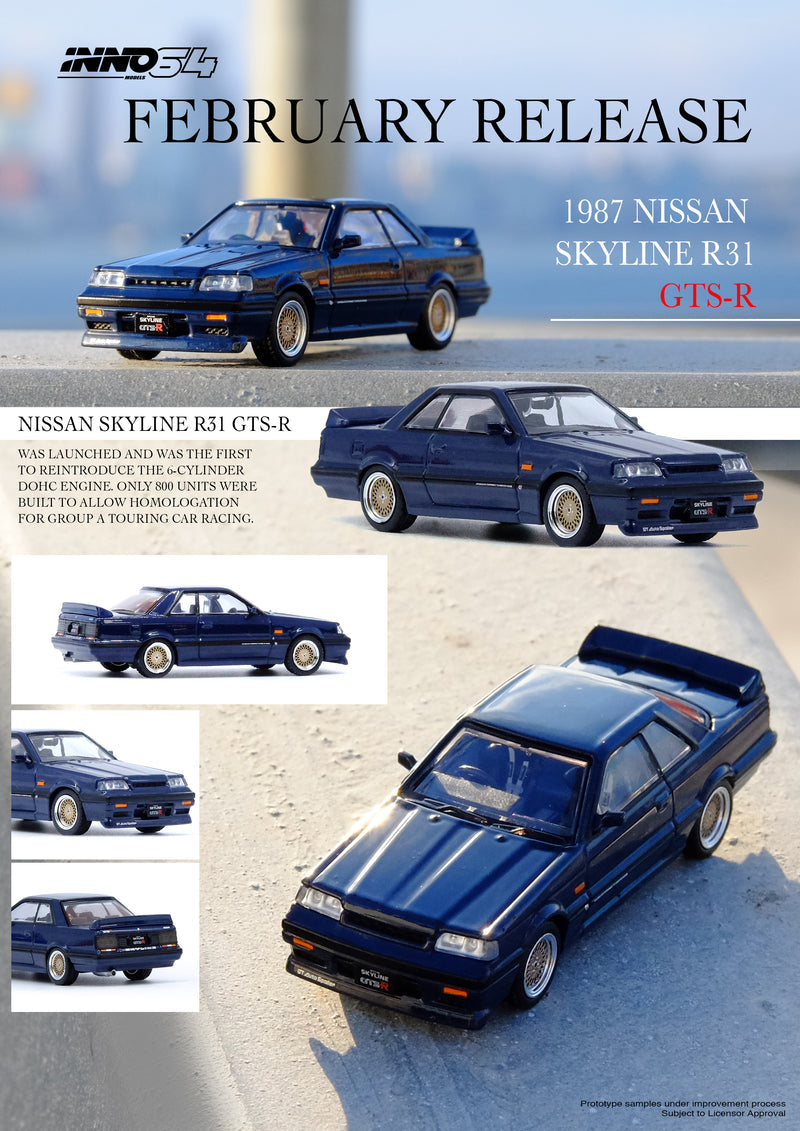 Inno64 Nissan Skyline GTS-R R31
