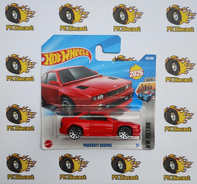 Hot Wheels 2025 Maserati Shamal - HW Metro - 58/250 Short Card