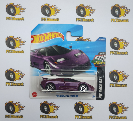 Hot Wheels 94 Bugatti EB110 SS Purple HW Race Day 2025 Short Card