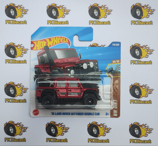 Hot Wheels '15 Land Rover Defender Double Cab HW Dirt 2025 Short Card