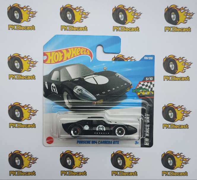 Hot Wheels Porsche 904 Carrera GTS Black HW Race Day 2025 Short Card