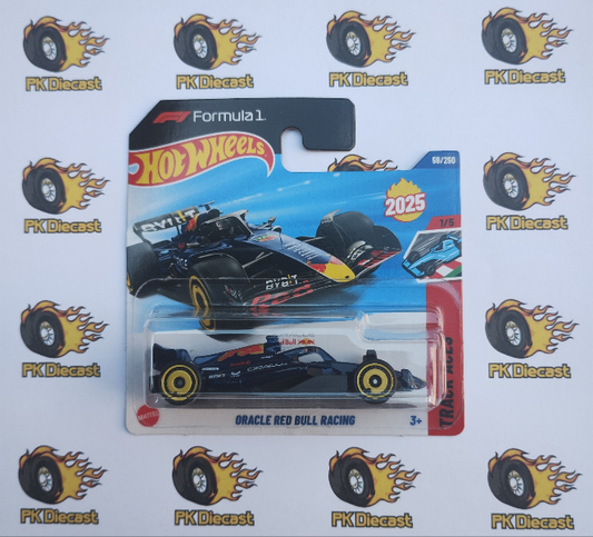 Hot Wheels 1:64 Oracle Red bull Racing F1 Formula One Short Card