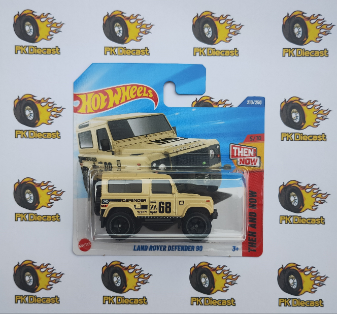 Hot Wheels Land Rover Defender 90 Then and Now 2025 Short Card