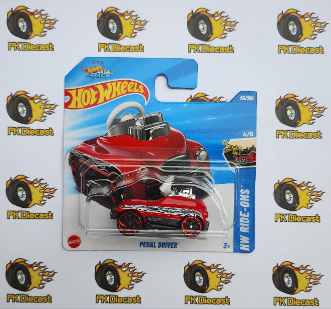 Hot Wheels 2025 Pedal Driver - HW RIDE-ONS - 95/250 Short Card
