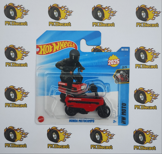 Hot Wheels 2025 Honda Motocompo Short Card