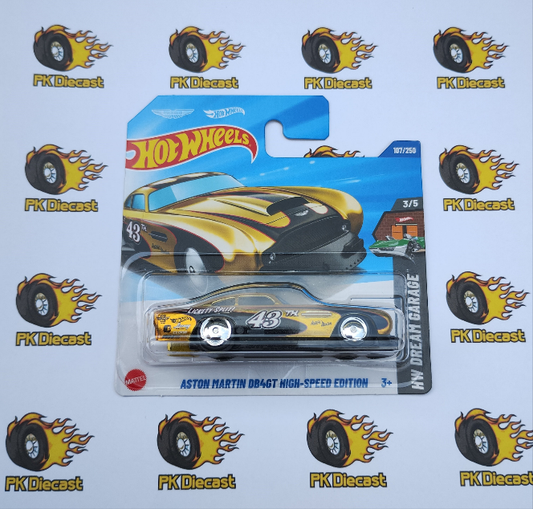 Hot Wheels 1:64 Aston Martin DB4GT High-Speed Edition SUPER TREASURE HUNT With Protector
