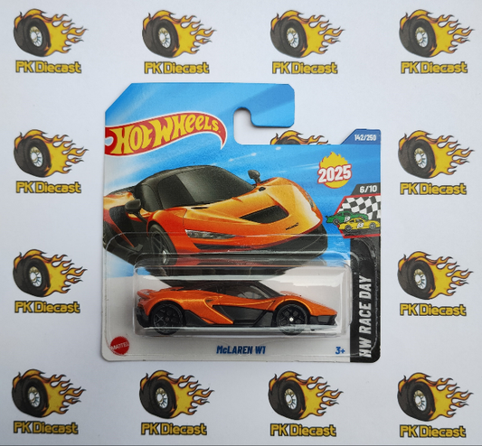 Hot Wheels 2025 McLaren W1 - HW Race Day - 142/250 Short Card