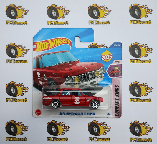 Hot Wheels 2025 Alfa Romeo Giulia TI Super - Compact Kings - 195/250 Short Card