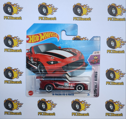 Hot Wheels 2025 '15 Mazda MX-5 Miata Compact Kings Short Card