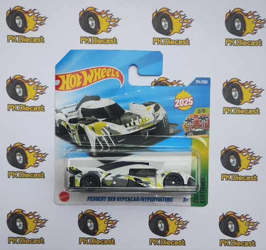 Hot Wheels Peugeot 9x8 Hypercar Exotics 2025 Short Card