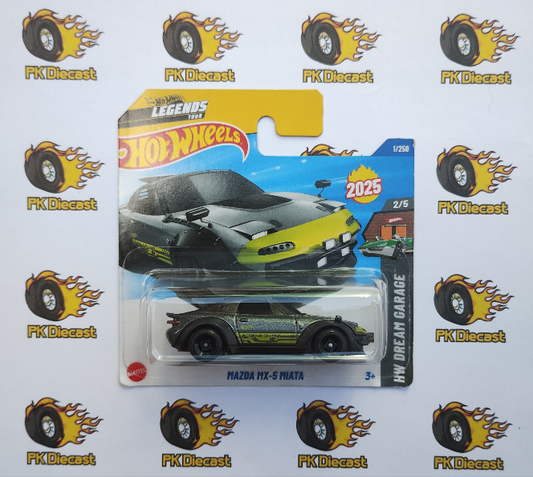 Hot Wheels 2025 Mazda MX-5 Miata Legends Tour Short Card