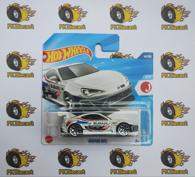 Hot Wheels Subaru BRZ J-Imports White 2025 Short Card
