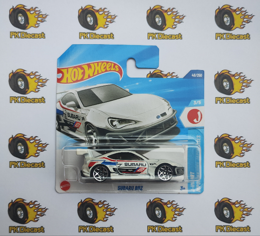 Hot Wheels Subaru BRZ J-Imports White 2025 Short Card