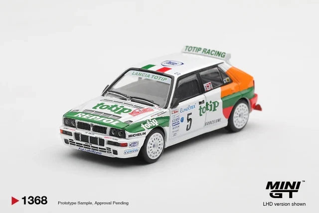 Mini GT 1:64 Lancia Delta HF Iintegrale Evoluzione NO.5 1993 Rallye Monte-Carlo #1368