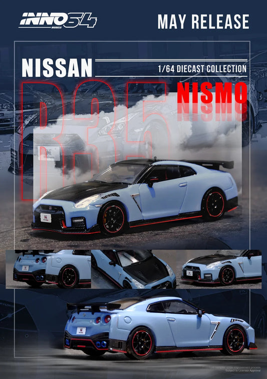 Inno64 Nissan GT-R R35 Nismo Special Edition 2022 Stealth Grey