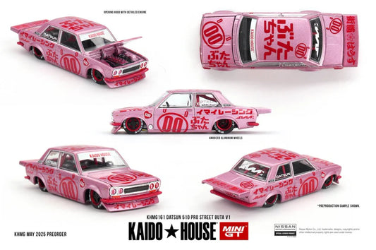 Kaido House x Mini GT 1:64 Datsun 510 Pro Street Buta V1 #161