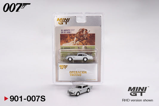 Mini GT Aston Martin DB5 James Bond 007 Thunderball Spanish Packaging 1:64