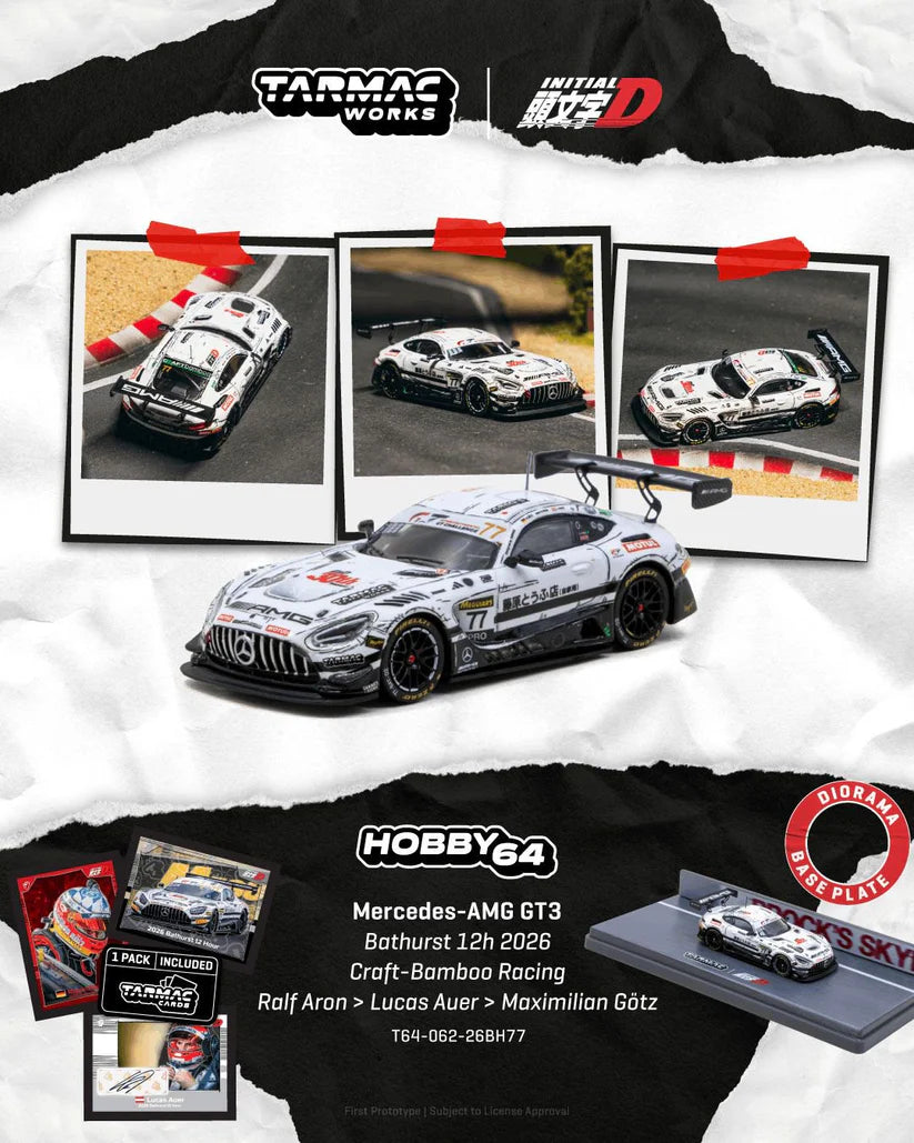 Tarmac Works 1:64 2026 Mercedes-Benz AMG GT GT3 #77