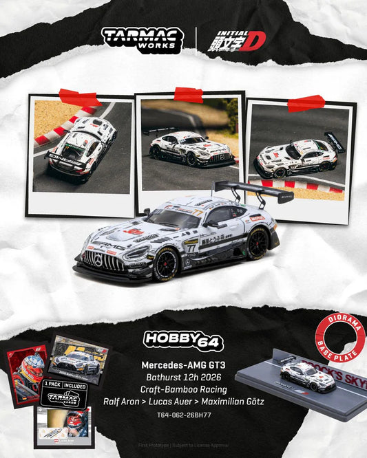 Tarmac Works 1:64 2026 Mercedes-Benz AMG GT GT3 #77