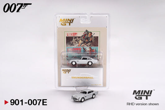 Mini GT Aston Martin DB5 James Bond 007 Thunderball English Packaging 1:64