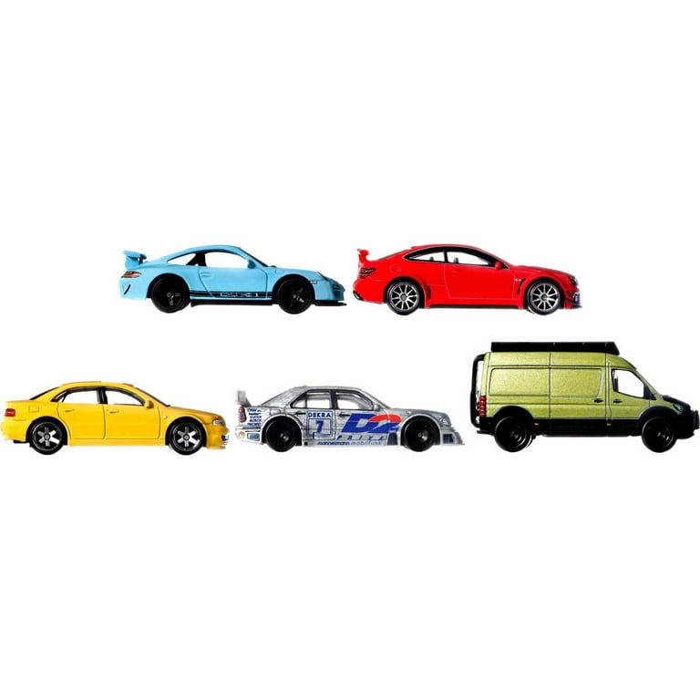 Hot wheels 1:64 Deutschland Design Container Set of 5 Premium Cars