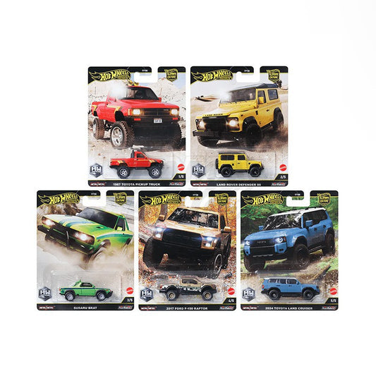 Hot Wheels Car Culture Off Road Set of 5 Cars 1:64 FPY86-976H