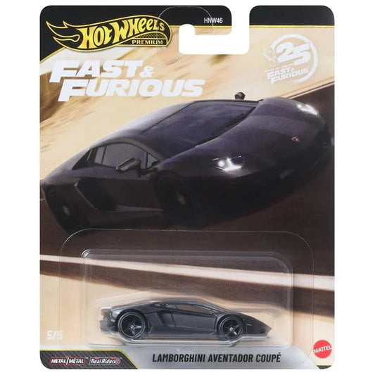Hot Wheels 1:64 Premium Fast & Furious Lamborghini Aventador Coupe