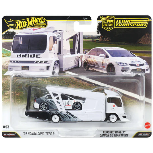 Hot Wheels 1:64 Team Transport Honda Civic Type-R FD2 + Kousoku hauler