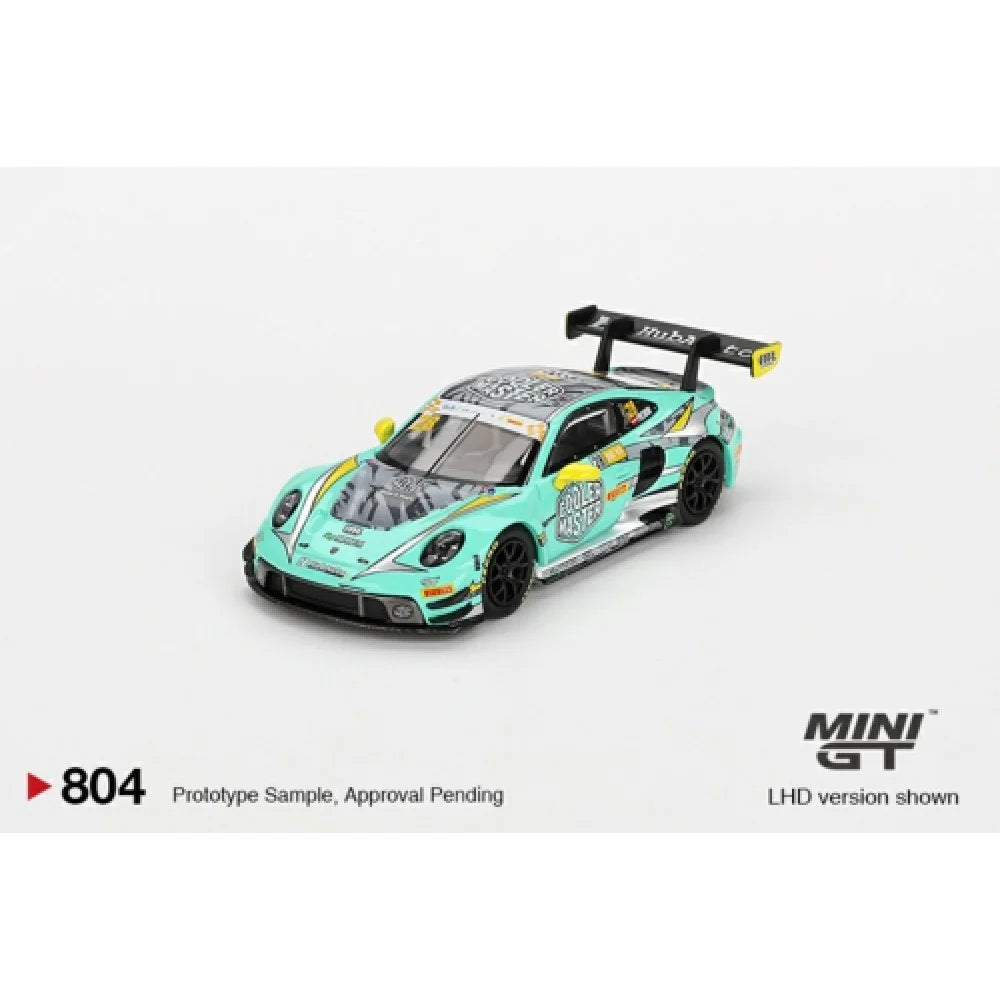 Mini GT Porsche 911 GT3 R #28 HubAuto Racing 2023 Macau GP MGT00803-BL 1:64