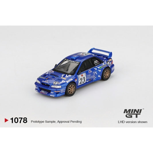 Mini GT 1:64 Subaru Impreza WRC99 #23 2000 Acropolis Rally LHD #1078
