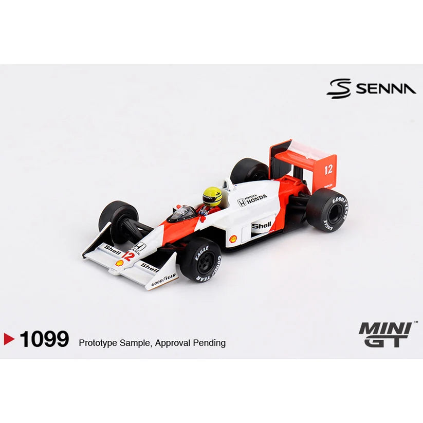 Mini GT 1:64 McLaren MP4/4 #12 Ayrton Senna 1988 Japanese GP Winner LHD #1099