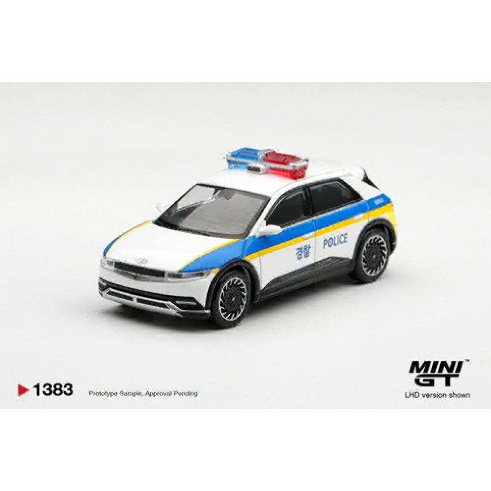 Mini GT 1:64 Hyundai Ioniq 5 Police Car (LHD) KOREA EXCLUSIVE #1383