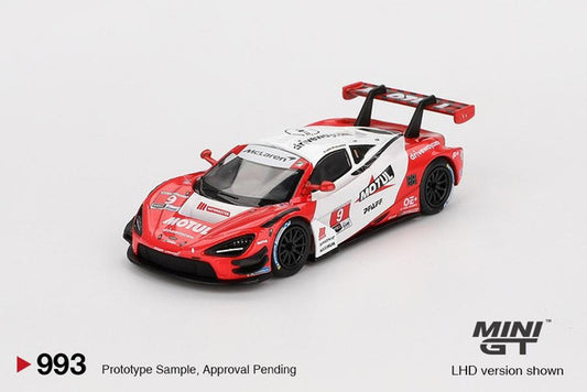 Mini GT 1:64 McLaren 720S GT3 Evo Pfaff Motorsports 2024 IMSA Laguna Seca #993