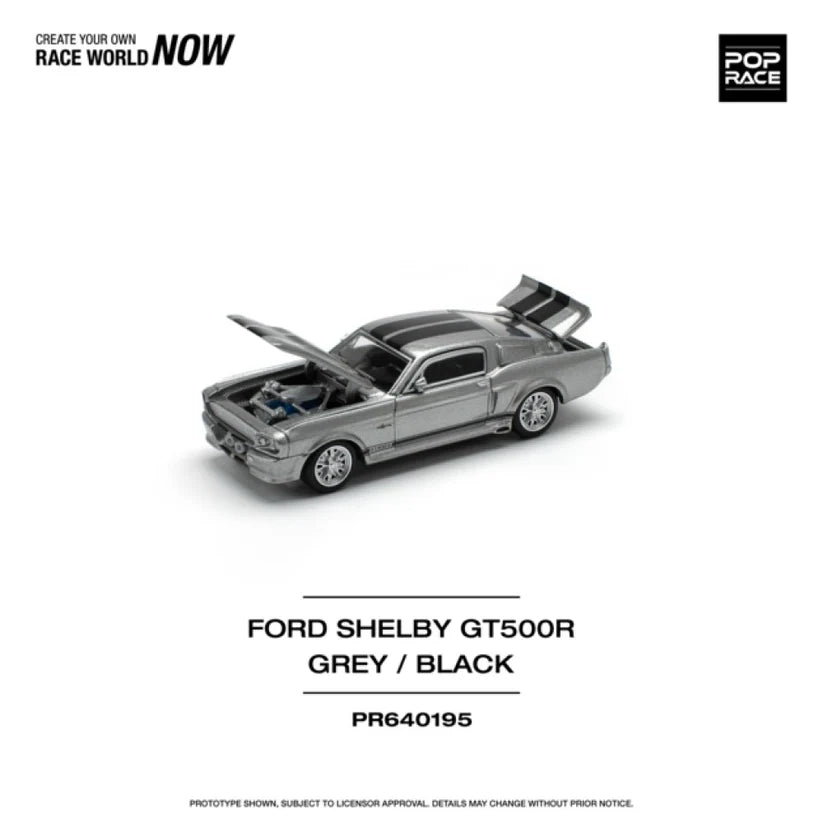 Pop Race 1:64 Ford Shelby GT500R Grey/Black
