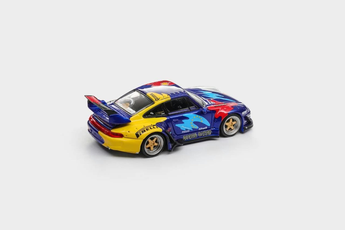 ModelModel 1:64 RWB 993 GT Wing Royal Ocean Livery (MM64-RWB993-016) *Blister Packaging*
