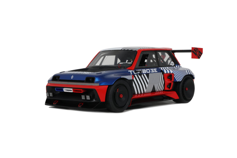 Ottomobile 1:18 2023 Renault 5 Turbo 3E E-Tech - Metal Blue - OT1175 Resin