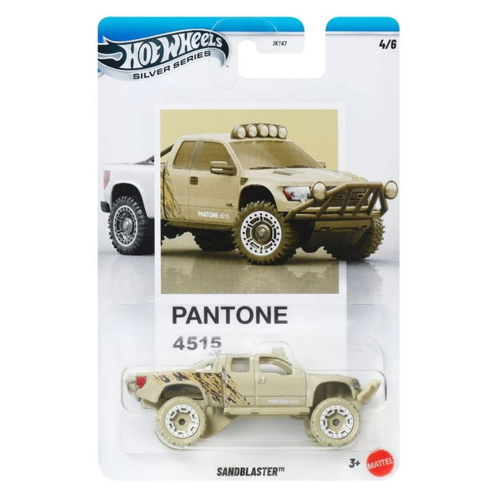 Hot Wheels 1:64 Pantone Mix 2 Sandblaster Silver Series 4/6