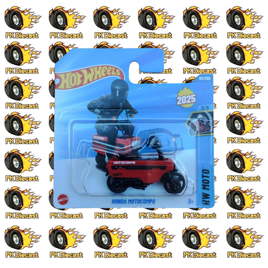 Hot Wheels 1:64 Mainline Honda Motocompo 181/250 HW Moto Short Card