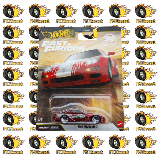 Hot Wheels 1:64 Fast and Furious 25th Anniversary 1995 Mazda RX7 Premium 1/5