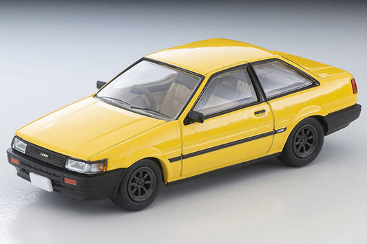 Tomica Limited Vintage 1:64 Toyota Corolla Levin 2Dr Watanabe Rims Yellow
