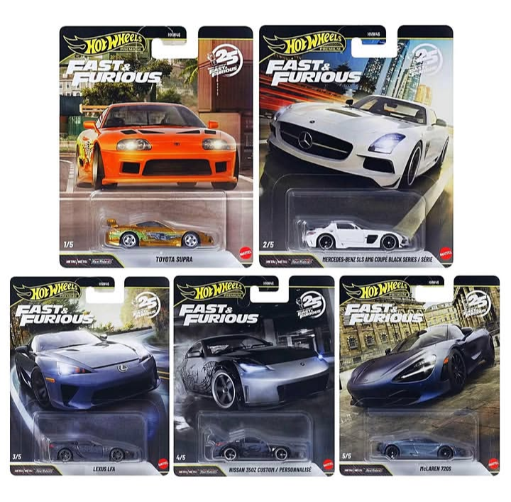 Hot Wheels 1:64 2026 Fast & Furious 25th Anniversary Mix 4 (Cases/Full Sets) Supra