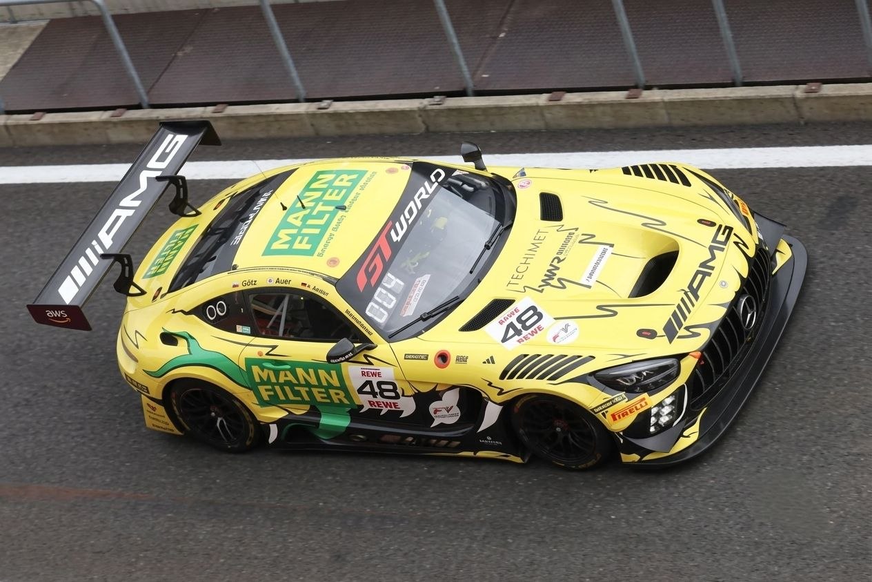 Spark Models 1:64 Mercedes-AMG GT3 EVO No.48 Mercedes-AMG Team MANN-FILTER 2nd 24H Spa 2026 L. Auer - L. Stolz - M. Engel
