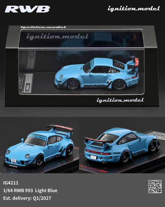 Ignition Model 1:64 RWB 993 Light Blue